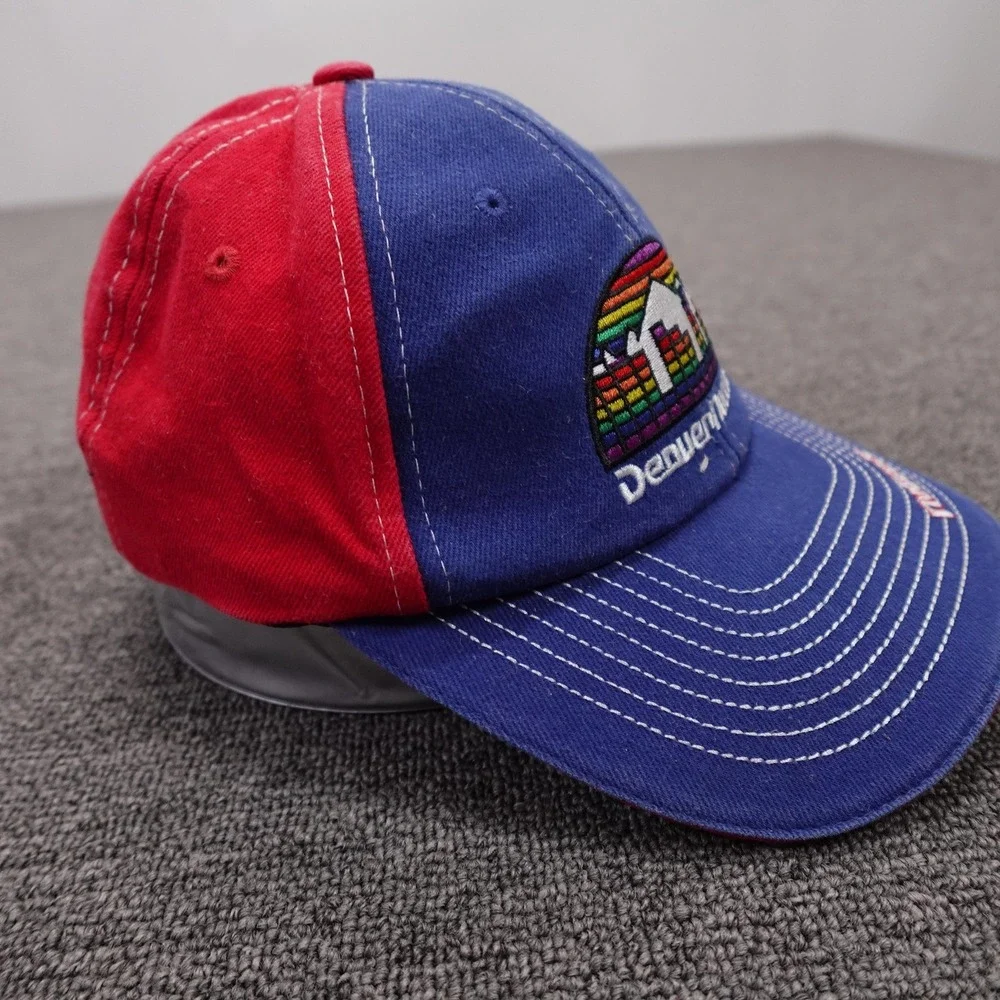 Denver Nuggets Hat Cap Boys One Size Blue Red NBA Basketball Altitude Authentics